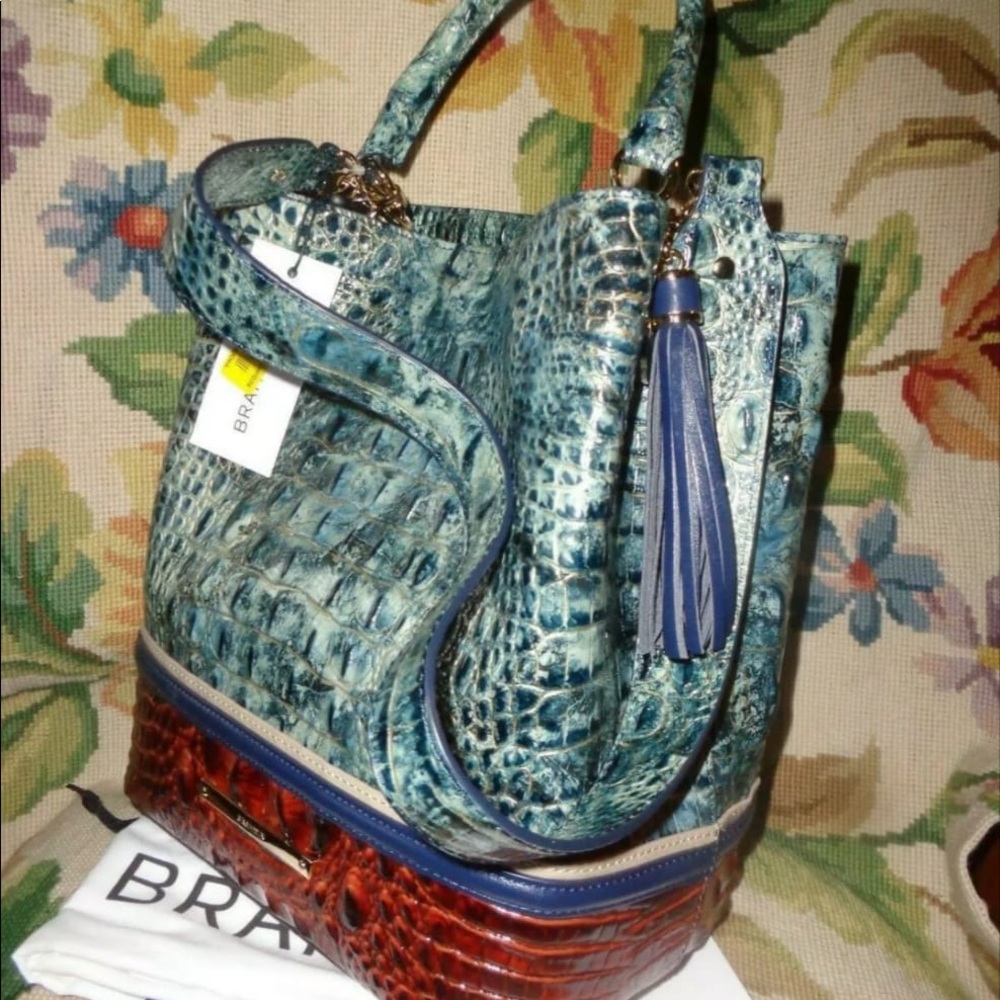 NWT BRAHMIN AMELIA GLACIER EASTWOOD LEATHER - Picture 5 of 8
